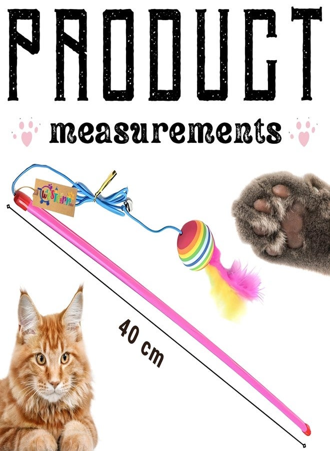 ويستيرن إرا عصا مداعبة القطط من العصر الغربي - لعبة تفاعلية للقطط، تشجع على الحركة والتحفيز الذهني، مناسبة للقطط المنزلية، أداة مثالية لتقوية الرابطة بين أصحاب الحيوانات الأليفة، تحافظ على نشاط القطط وتسليتها وسعادتها - Image 3